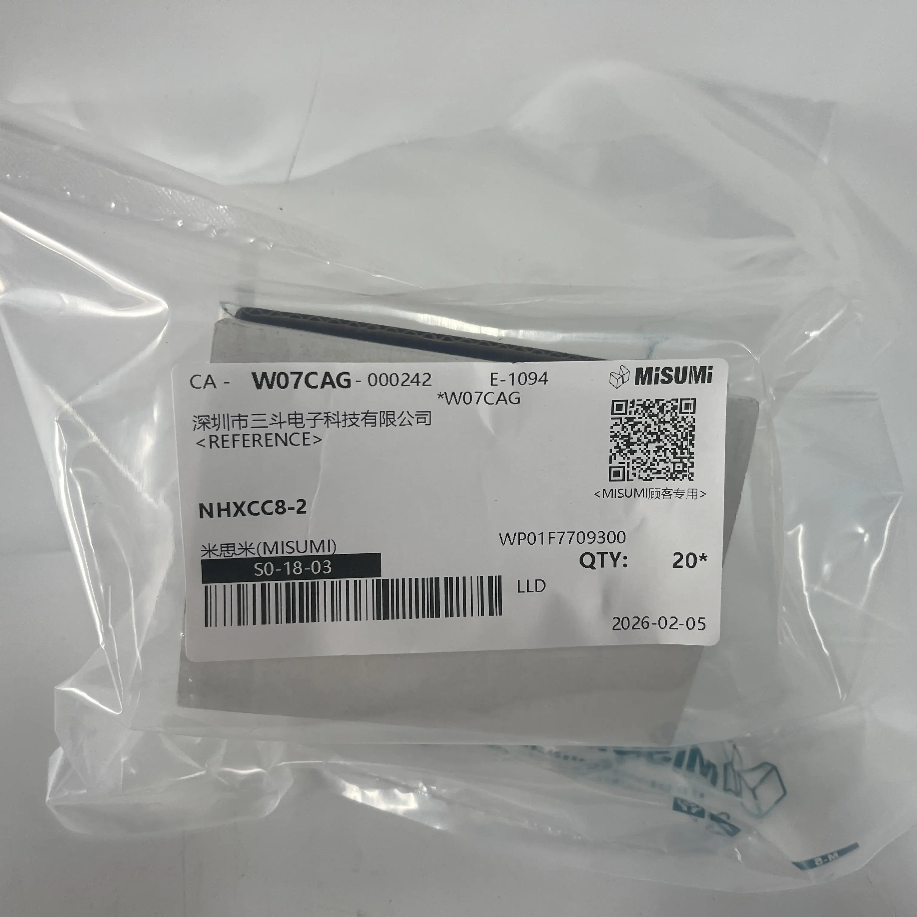 Misumi Precision Connector NHXCC8-2