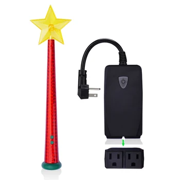 outdoor or indoor use long distance RF plug Party Plastic Magic Stick to control Christmas tree on off