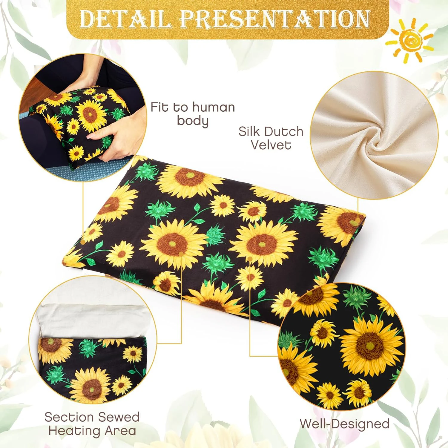 trending products 2024 new arrivals reusable moist heat pack microwave hand heat pad heating pad menstrual for pain