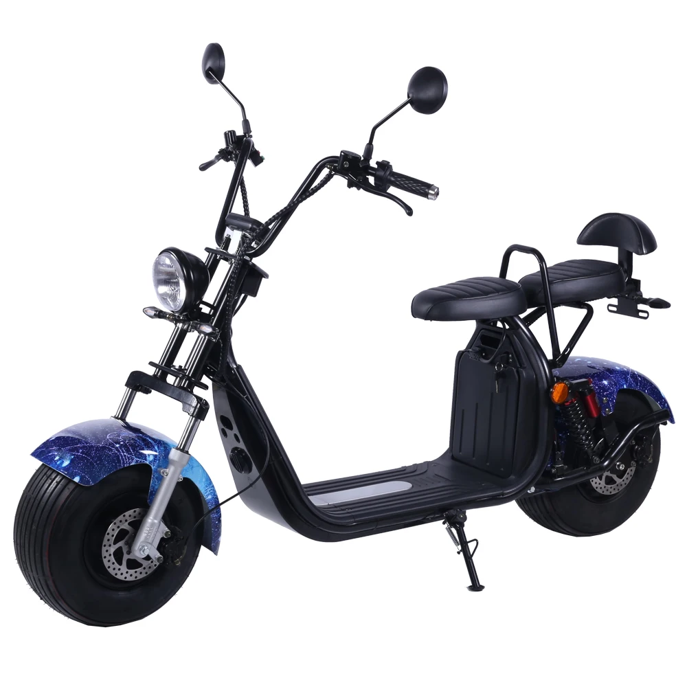2021 Cheap Two Wheeler Electric Scooter Italy 2000w Used for Adult