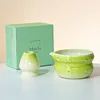 FJT Bow Knot Bowl Stand Kiln เปลี่ยนกล่องของขวัญสีเขียว Apple Green