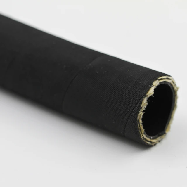 SAE100R3 EN854-2TE Fiber reinforced hydraulic rubber hose textile tube pipe for carry fluid