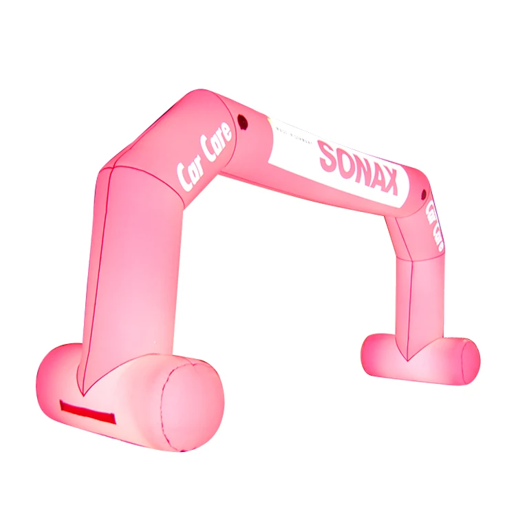 Hot Sales  inflatable light arch outdoor pvc start finish arch inflatable