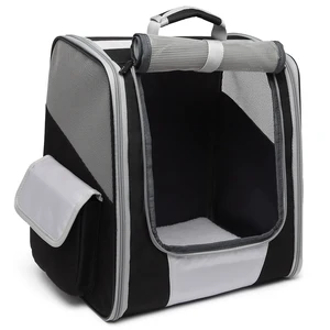 Wholesale Luxury Portable Pet Carrier Backpack Modern Solid Design with Large Capacity Zipper Closure for Small Animal Travel