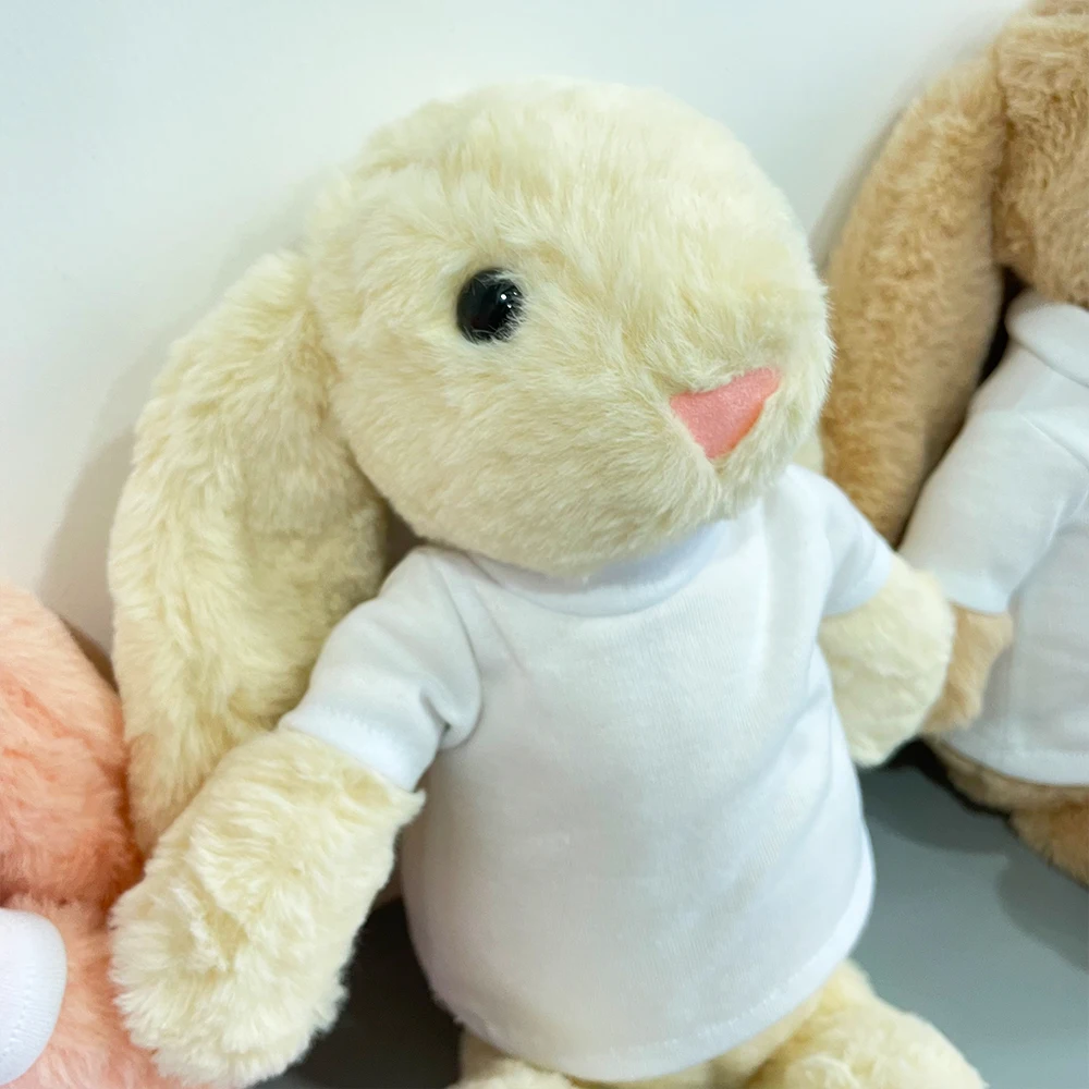 Wholesale Easter Soft Toy Pink White Grey Khaki Blank Sublimation