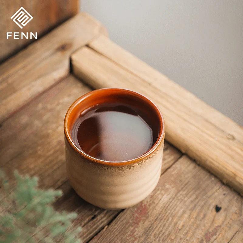 FENN Wholesale Price Manual Ceramic Coffee Cup Household Hospitality Small Tea Cup Custom for Coffee Shop