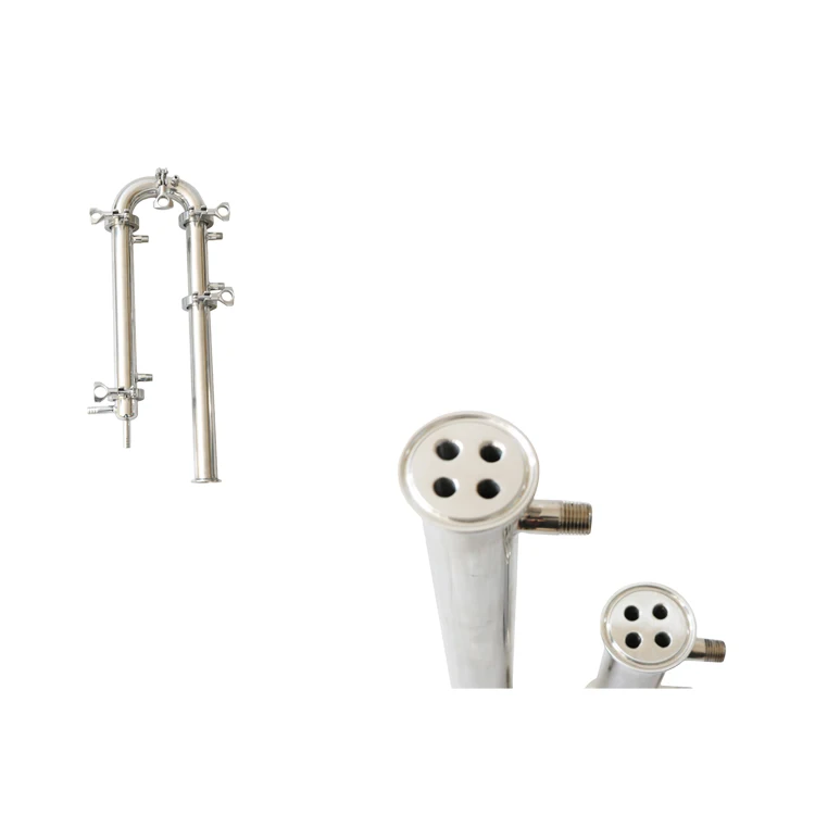 Санитарный Колонный дистиллятор 1 5 дюйма дестиллятор рефлюкс конденсатор трубчатый для