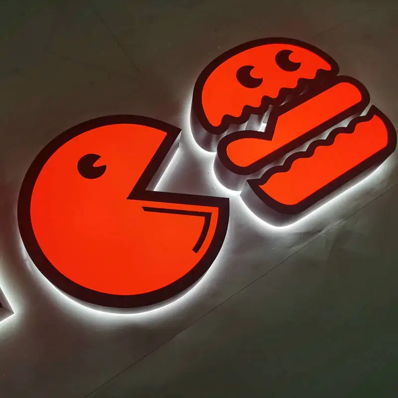 Custom Acrylic Channel Letters Mobile Phone Store Advertising 3D Business Signage Logo Backlit LED DC Powered Electronic Signs