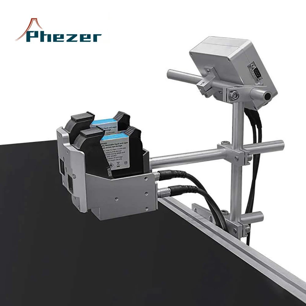 Phezer Px2 Pro Marking Machine 7 Inch Touch Screen High Speed Batch Code Variable Data Inkjet System Inkjet Printer