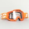 Lunettes transparentes monture orange