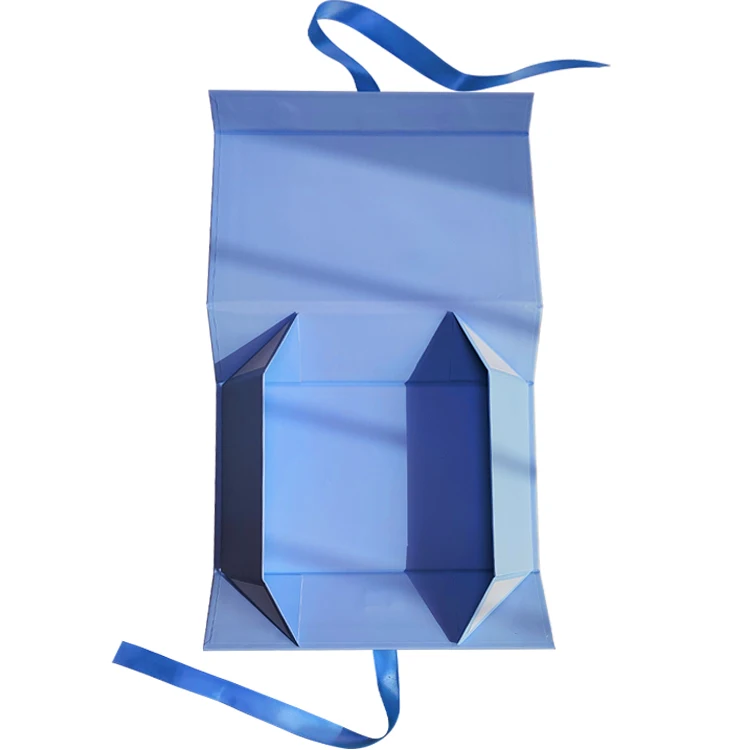 Animal Print Baby Box Gift Set Packaging Sweet Ribbon Design Embossed Carton