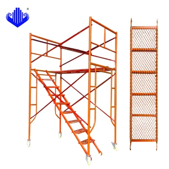 with holks used for construction building easy assemble mobile scaffoldings