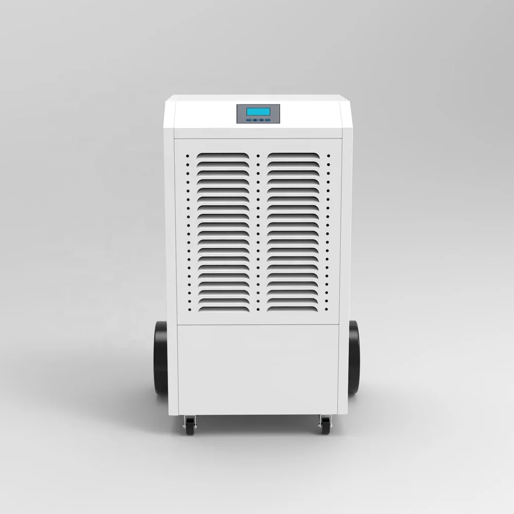 Large Capacity 158L Garage Factory Commercial Industrial Indoor Pool Dehumidifier with Big Wheels