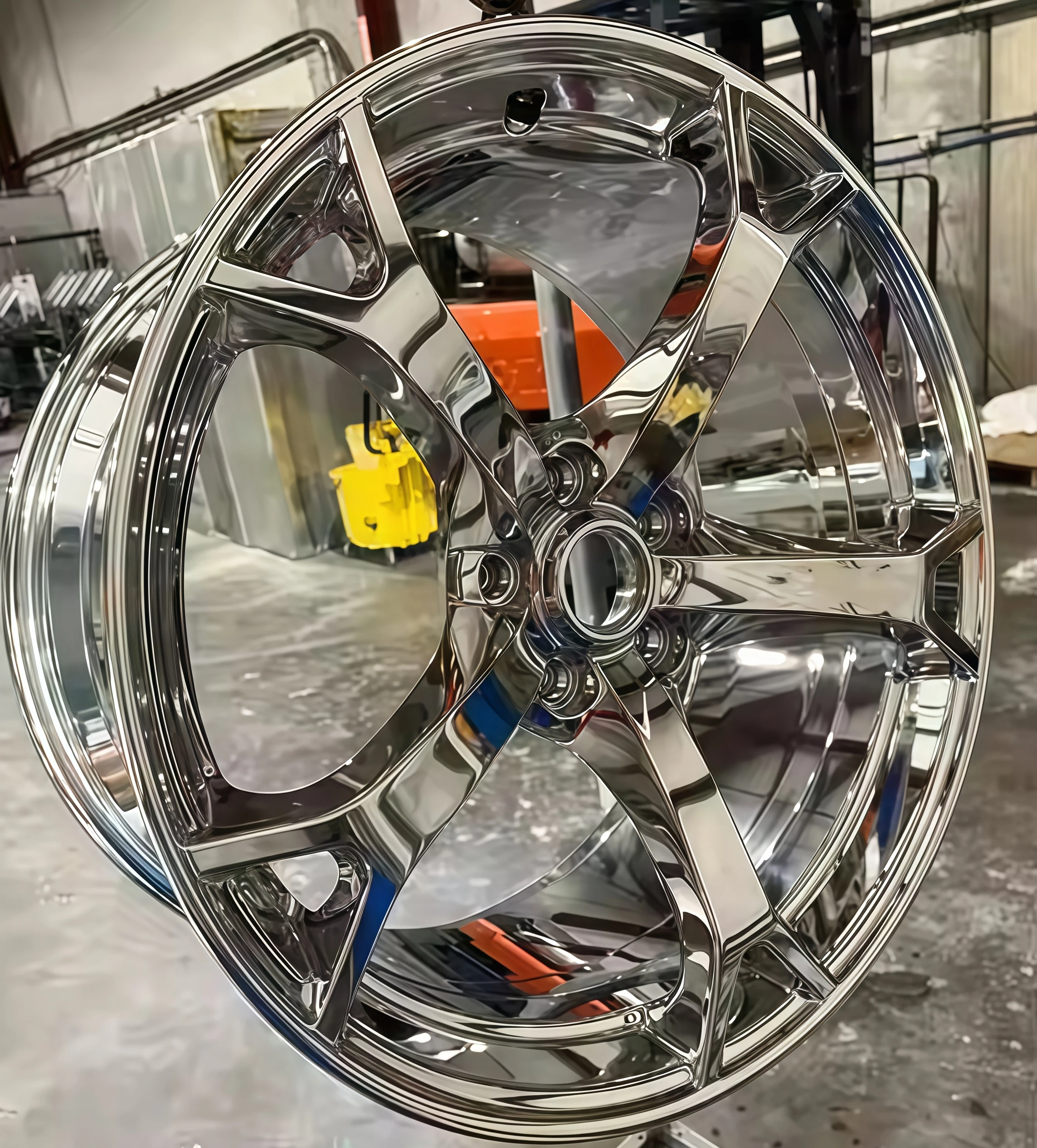 Chrome Gloss Silver Forged Wheels Concave Design 19 Rims Silver Chrome Nismo V1 Wheels G37 Q50 Forged Rims - Image 6