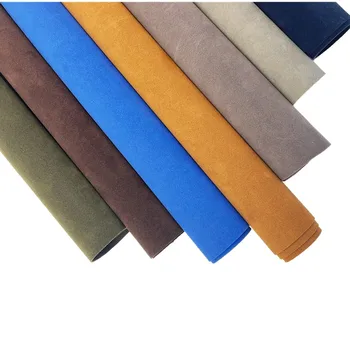 Chinese Factory's Suede Polyester Tarpaulin Flocking Textile for Shoes and Footwear