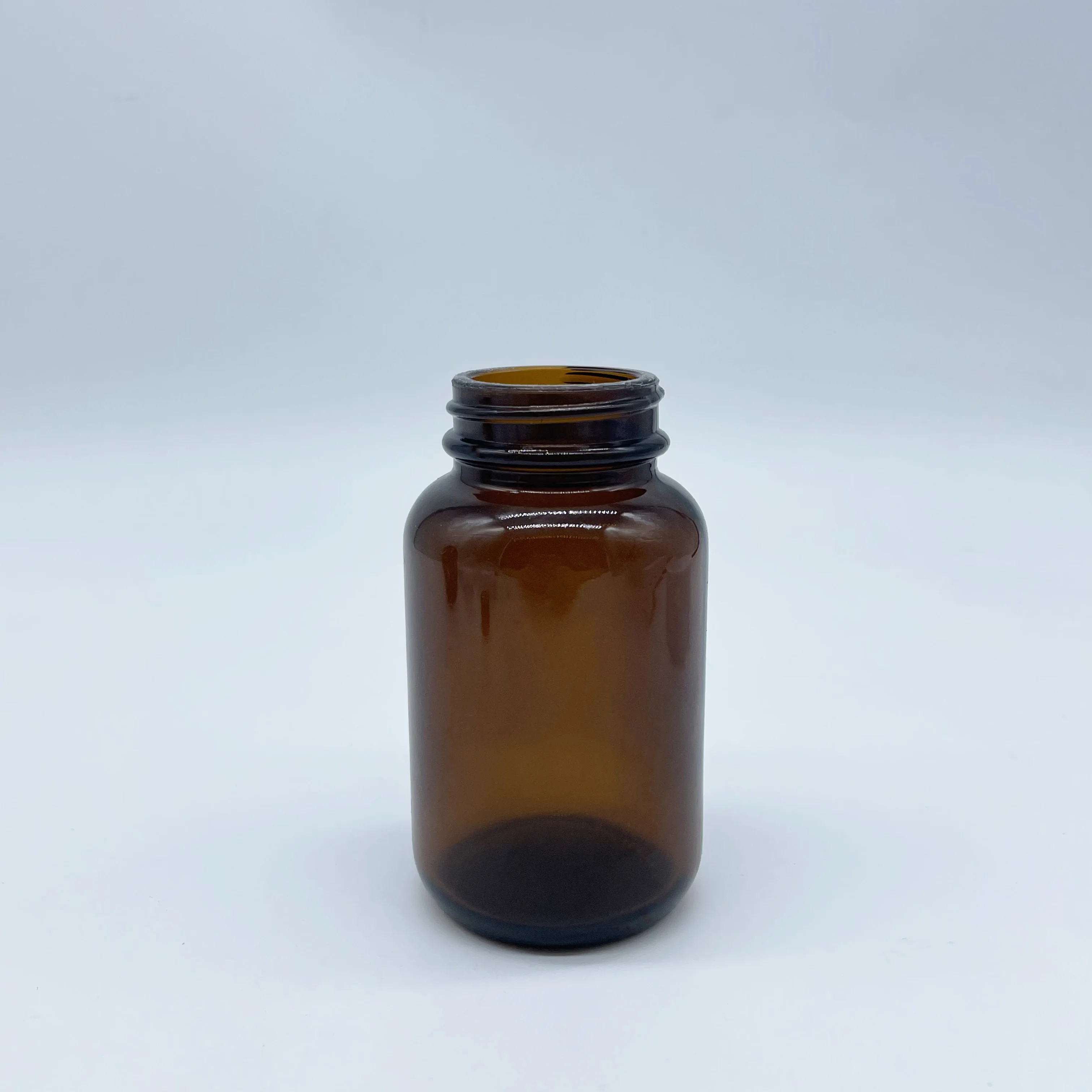 120ml Amber Glass Pharmaceutical Bottle Vitamin Bottle Medicine Glass Bottle Capsule Pill Container