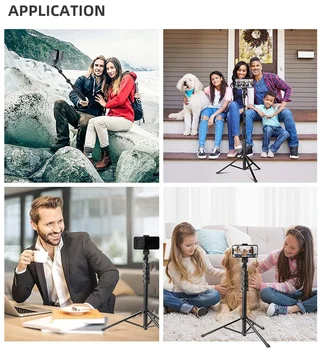 Professional Oem Gopros Dslr Camera Tripod Aluminum Fill Light Video Camera Lightweight Compact Phone Tripod product image