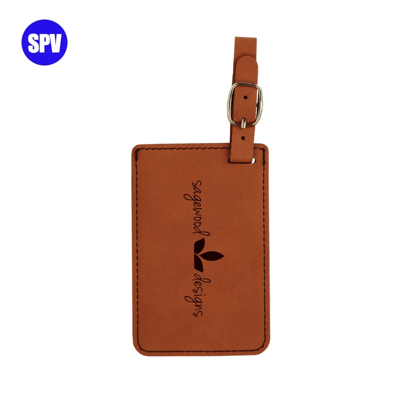 SUPERNOVA Custom Laser Engraving Luggage Tag Laserable Leatherette Blanks