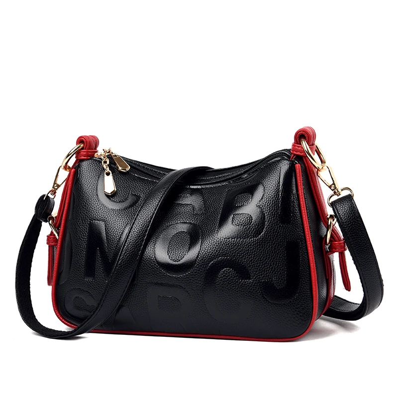 Luxury Ladies Designer Handbags Popular Crossbody with Embossed Vintage Letter Women Shoulder Bags Wholesale