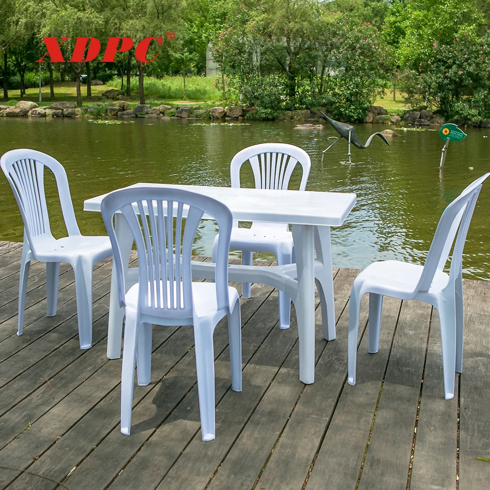 Modern Design Table Set Fast Food Coffee Shop Plastic Dining Chair for Sale