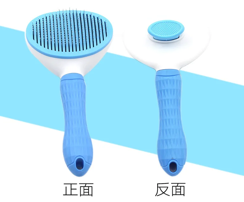Magic Blue Color Deshedding Cat Brush Horse Hair Remover Fur Comb Dog Massage Pet Grooming Comb
