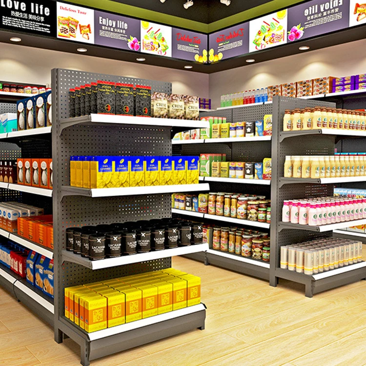 Factory Cheap Price Back Hole Store Racking Shelves Retail Heavy Duty