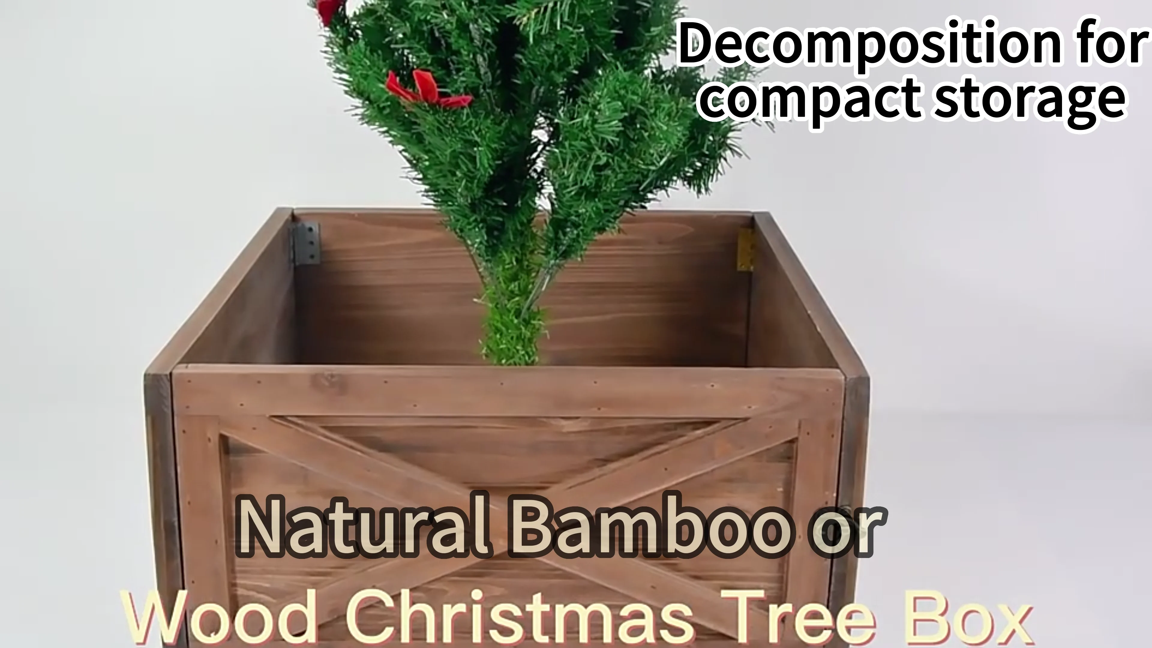 Home Decorates Farmhouse Christmas Tree Collar Or Box For Artificial