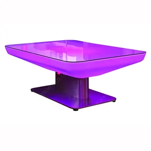 Luminous Cocktail Table Glow Waterproof Cocktail Bar Table Led Portable for Night Club