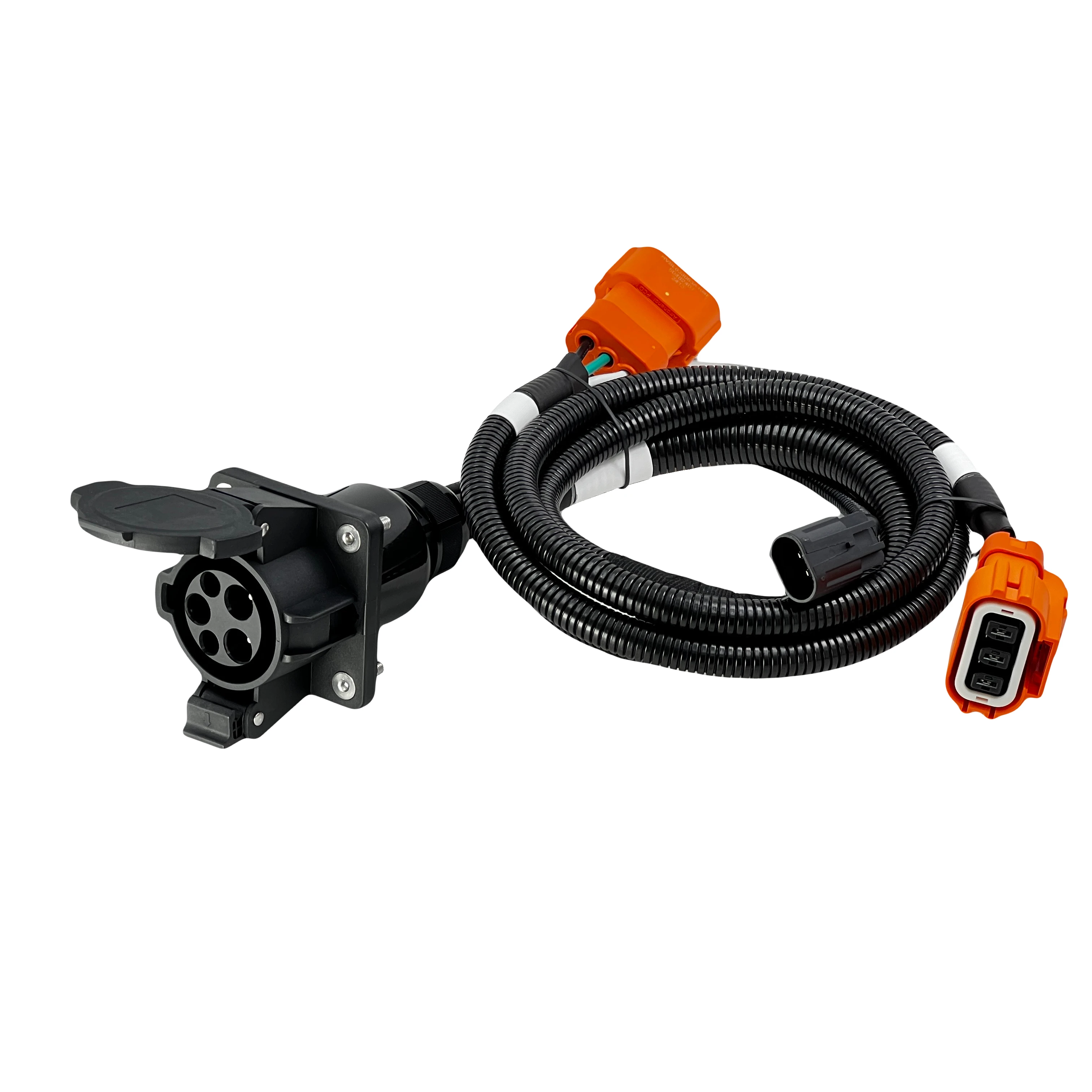 Wysokonapięciowy kabel łączący gniazdo AOTAI J1772 z łącznikiem MAP do magazynowania energii