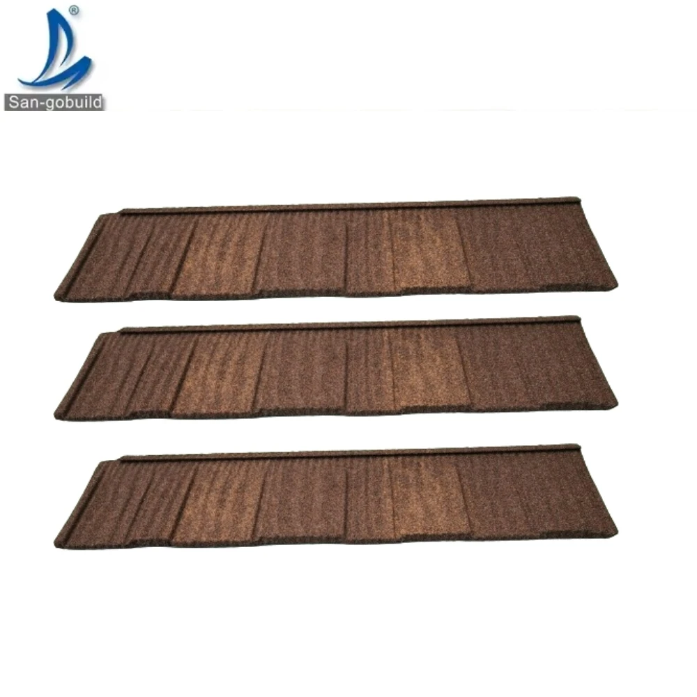 Hidden Fastener 1320*370mm Shake Pro Type Alu-zinc Roofing Sheets Price Roofing Tile Bond Stone Coated Metal Steel Roofing