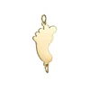 Gold Double Hole Pendant