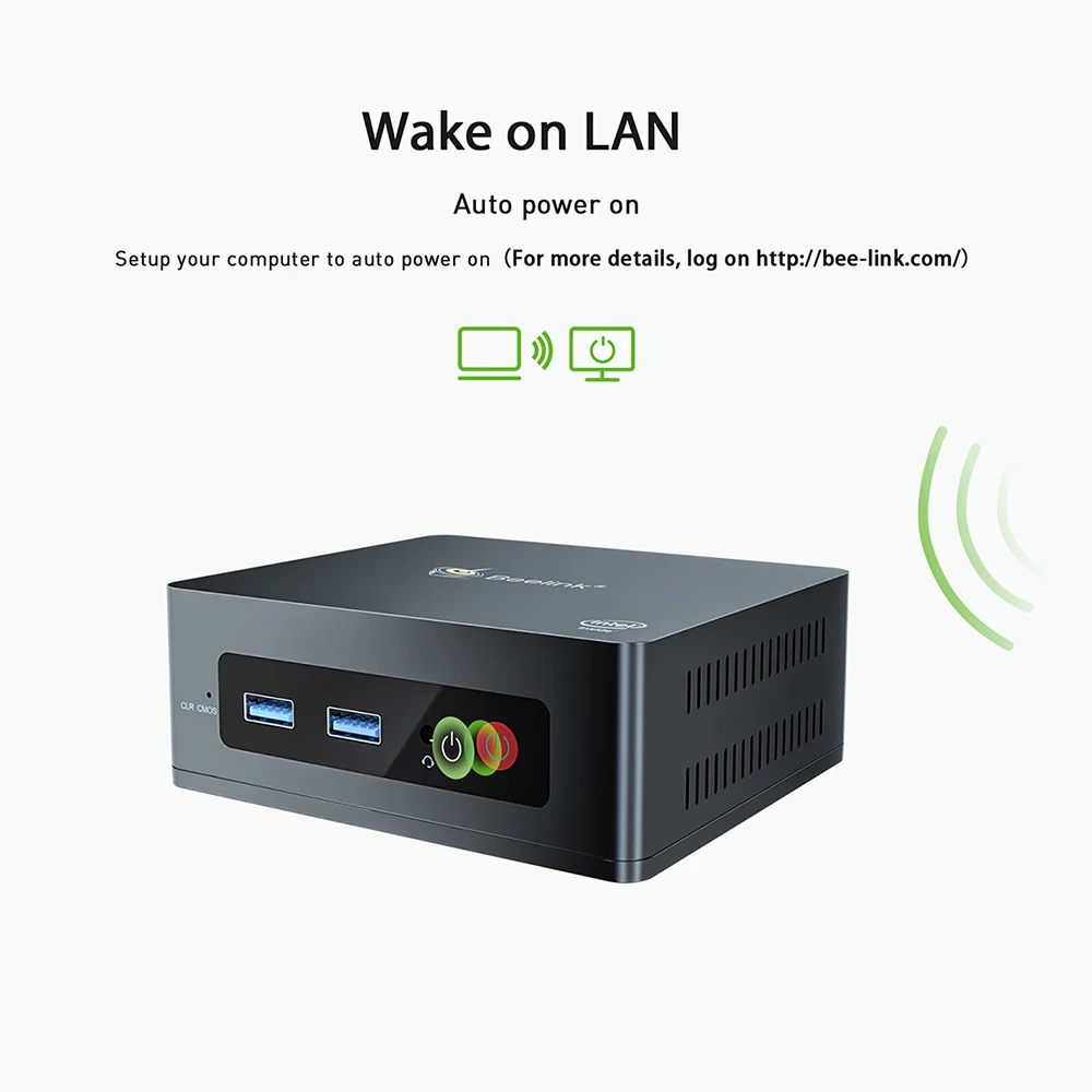 Drop shipping Beelink GK35  Intel all in one computers N3350 CPU DDR3 4G/64G 8G/128G EMMC with windows10 ubuntu mini pc