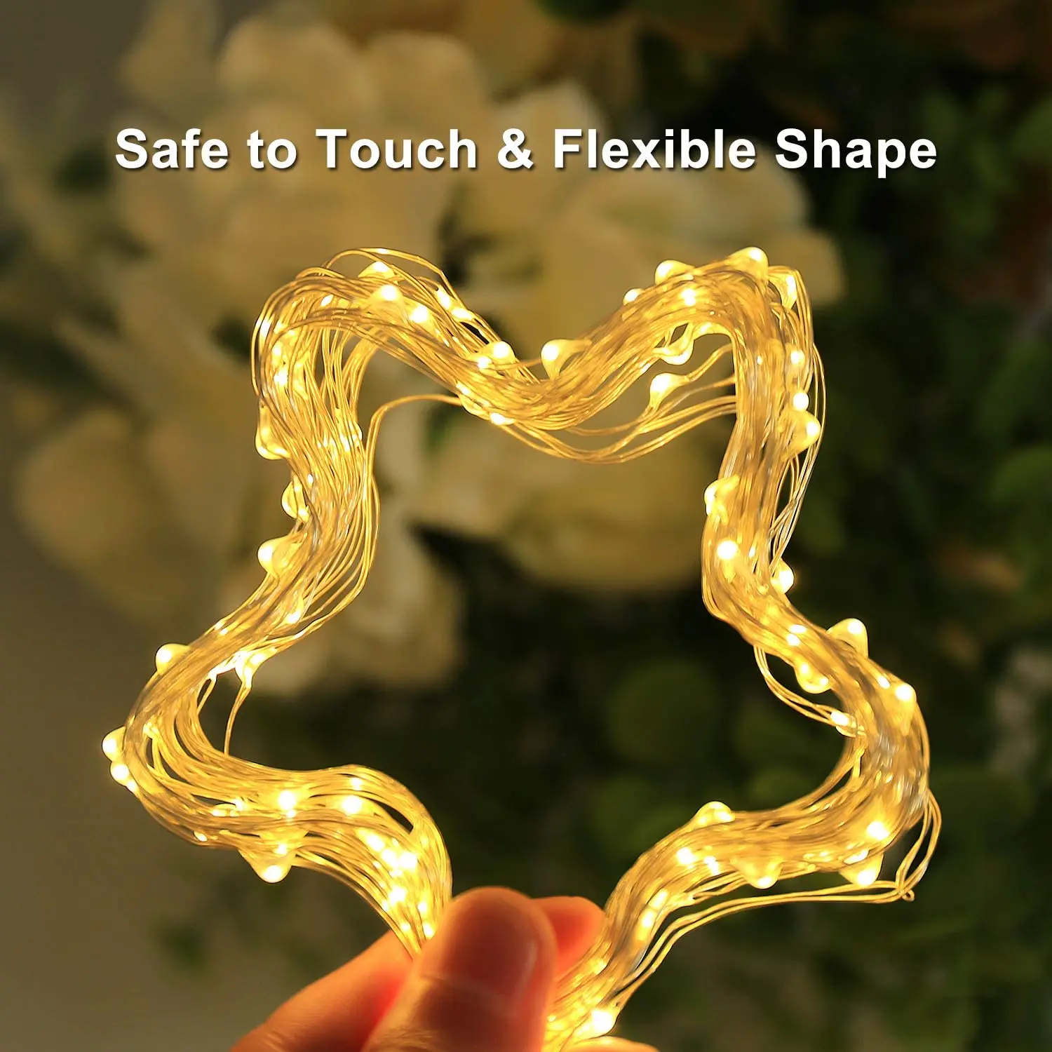 DC5V USB 16.4ft 5M 50 LED Copper Wire Starry Fairy String Lights Micro Mini  Usb Led String Lights Christmas Lights, image size:1500x1500