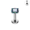 Quadrato Argento Multicolore