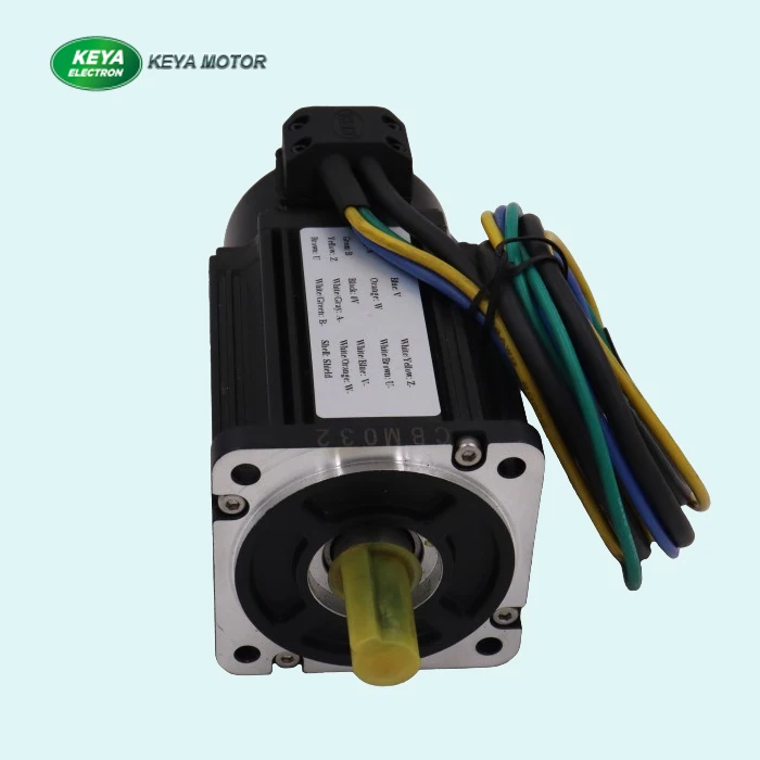 DC 48V 1500W Brushless DC Servo Motor Industrial Application 3000rpm Speed  Permanent Magnet Construction AGV Compatible