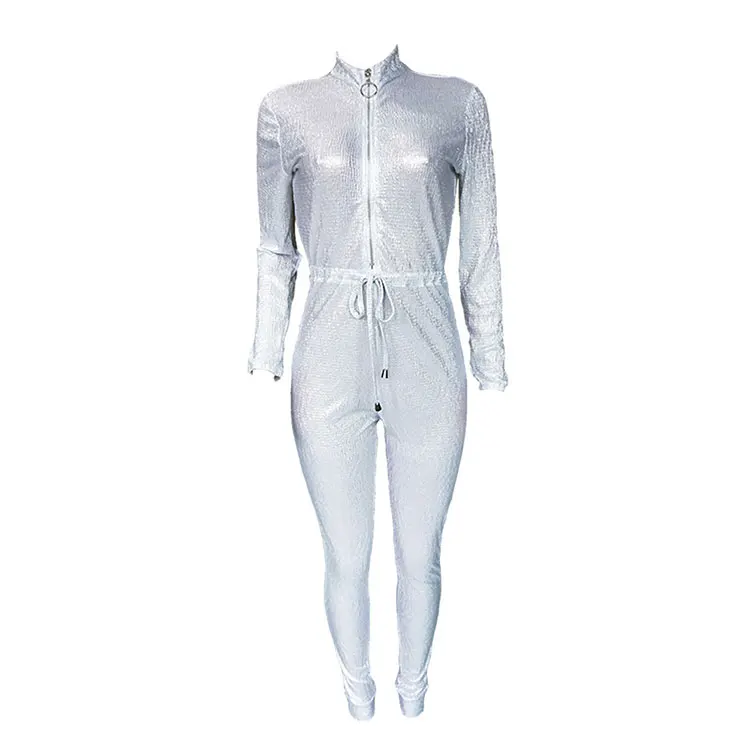 sexy lady romper jumpsuit women club bandage bodycon sequin