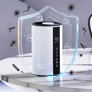 Factory Wholesale 360° Rotating Nozzle Air Humidifier Temperature Display Smart Humidifier for Large Room