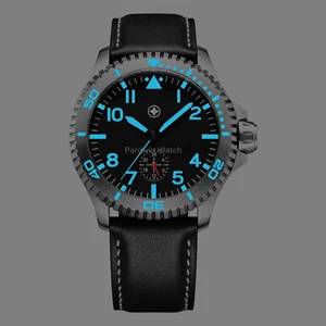 Customize Stainless Steel Watch for Men Steel Dive Watch with Quartz Movement Luminous Dial Markers in Steel Quartz Watches