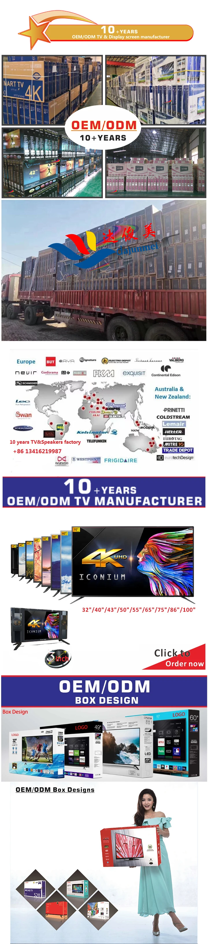 Uhd Fhd Explosion Proof 4k Smart Led Televisor Big Size Tv Lcd Screen ...