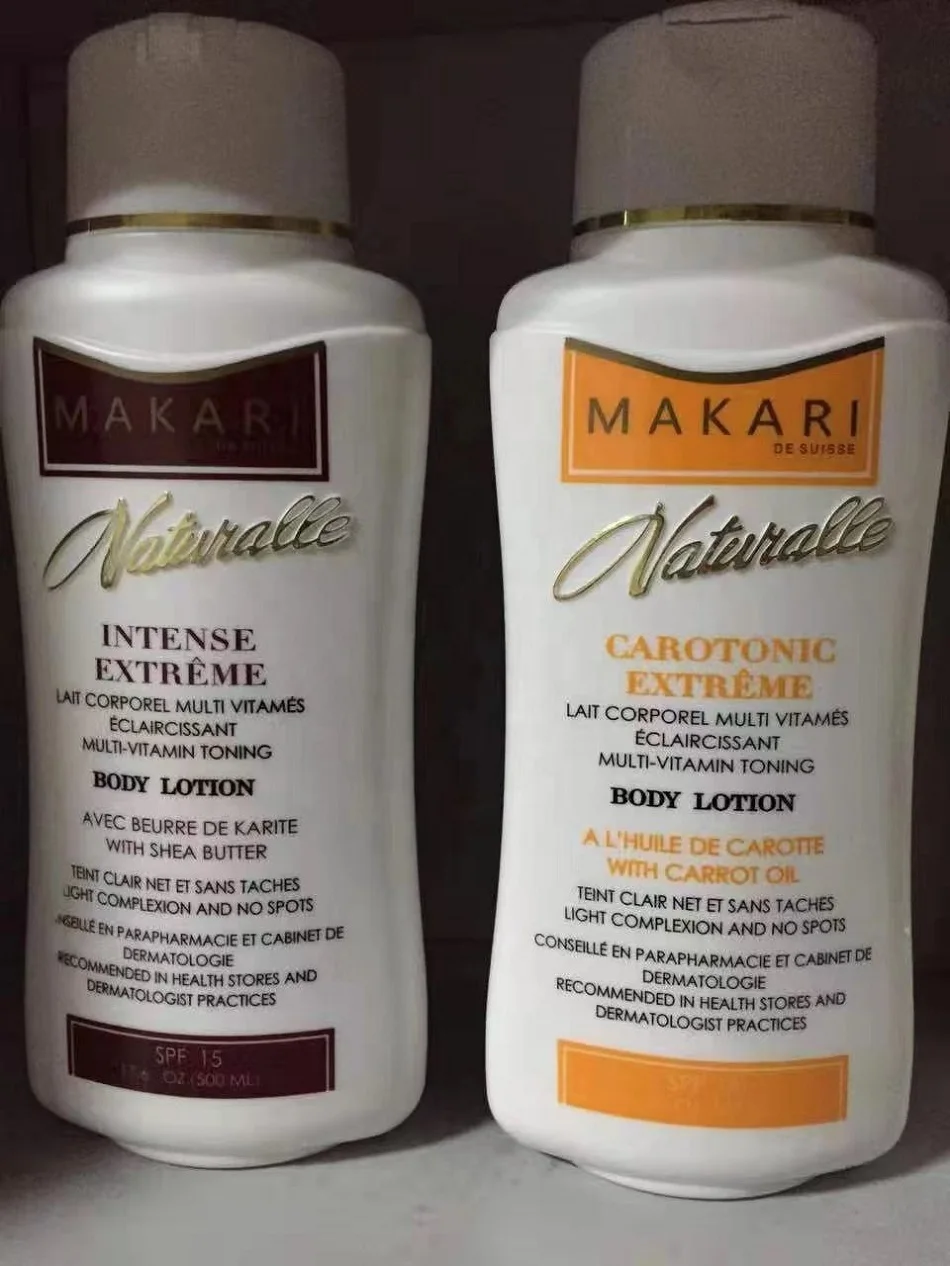 Whitening Black Skin Body Milk Tone Lotion Brightening Argan & Carrot Oil Likas Kojic Gold Caro