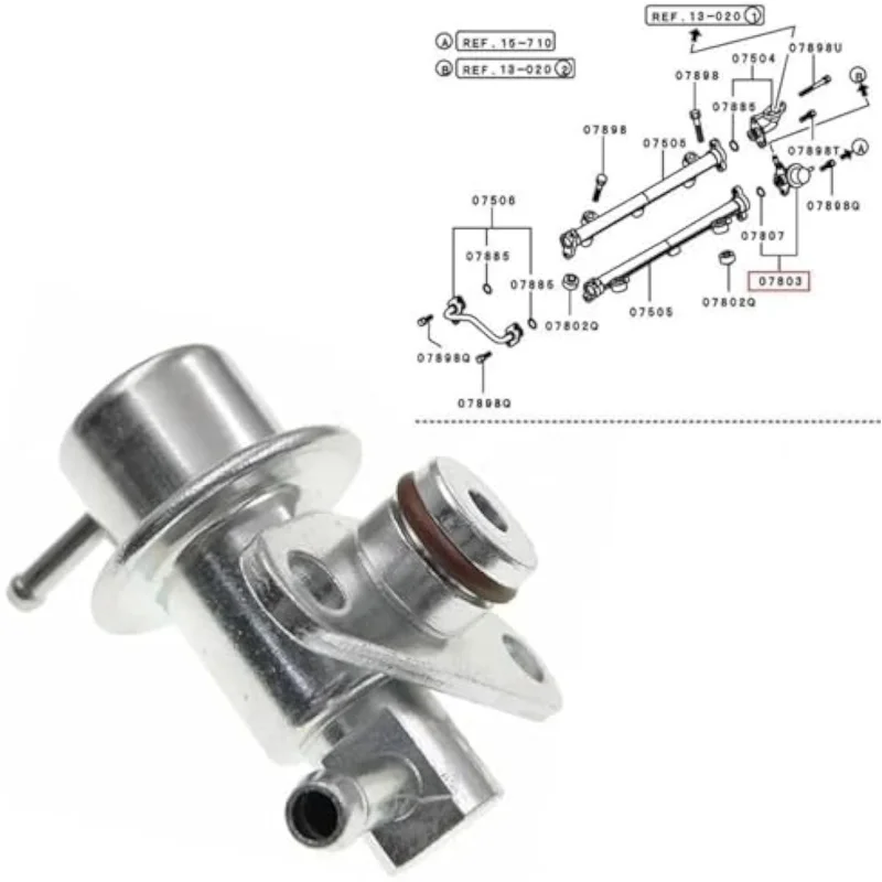 Factory Wholesale MD303850 Fuel Pressure Regulator Fuel Injection Pumps for Mitsubishi Pajero Montero V25C V25W V45W V55W