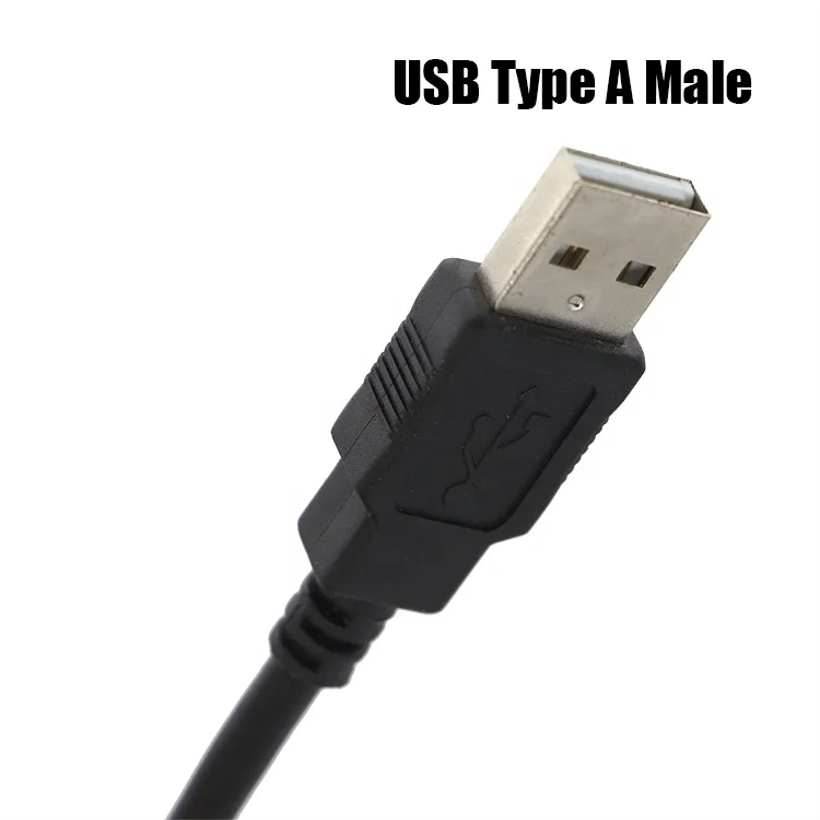 High Speed 90 Degree Right Angle USB 2.0 Printer Head Power Extension Cable for Epson HP