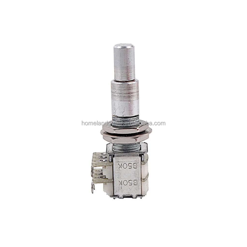 Professional 1 Piece Guitar Bass Dual Pot Stacked Concentric Potentiometer  with Center Detent Musical Accessories in Stock Good