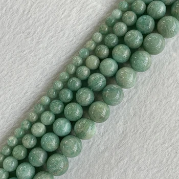 6 8 10 12mm Natural Amazonite Round Beads Natural Gem Stones Loose Beads for Jewelry Making