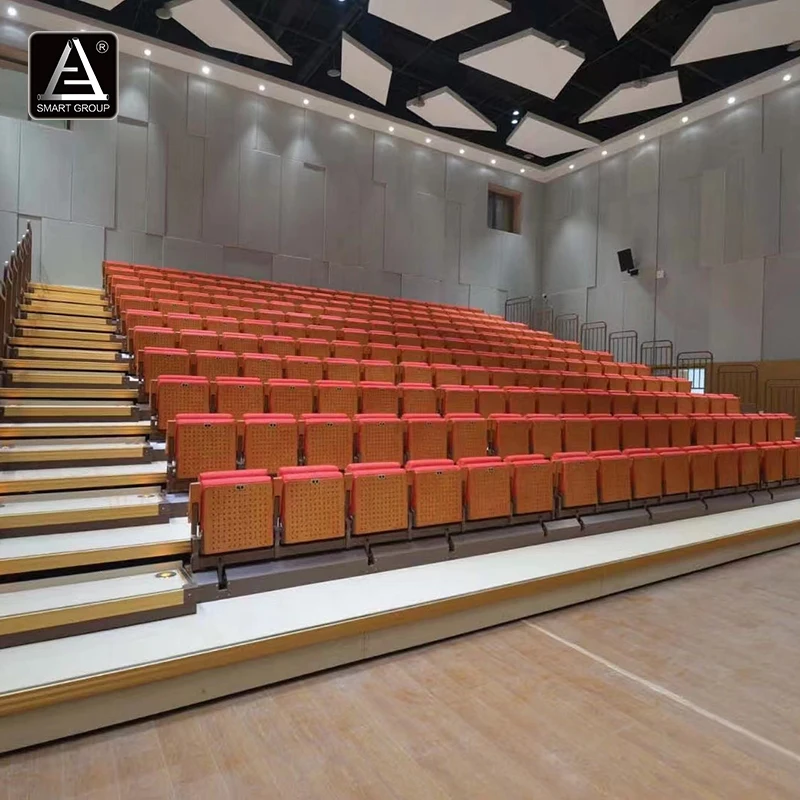 Concert Stadium Used Basketball Retractable Gym Folding Bleachers