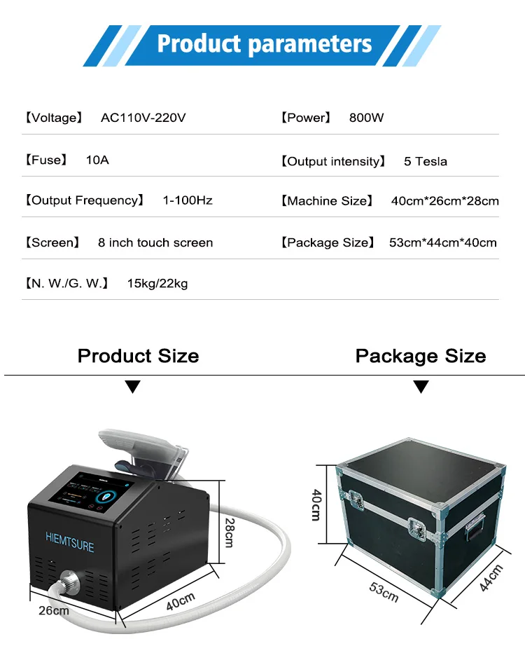 Body sculpting system HIEMT machine 7 tesla non-invasive body sculpting electromagnetic muscle stimulation device LF-445