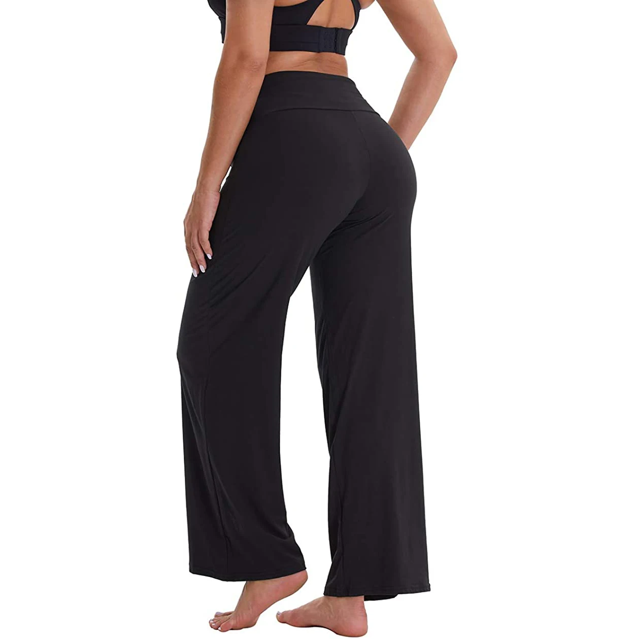 Sleepwear For Women Soft Black Pajama Pants Plaid Comfy Casual Lounge ...