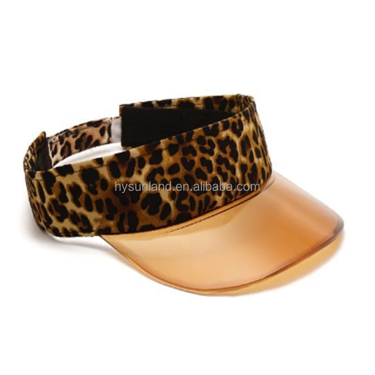 animal print visor