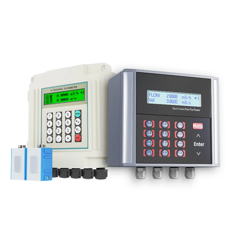 Supmea OEM Clamp on Ultrasonic Flow Meter Wall Mounted Ultrasonic Flowmeter