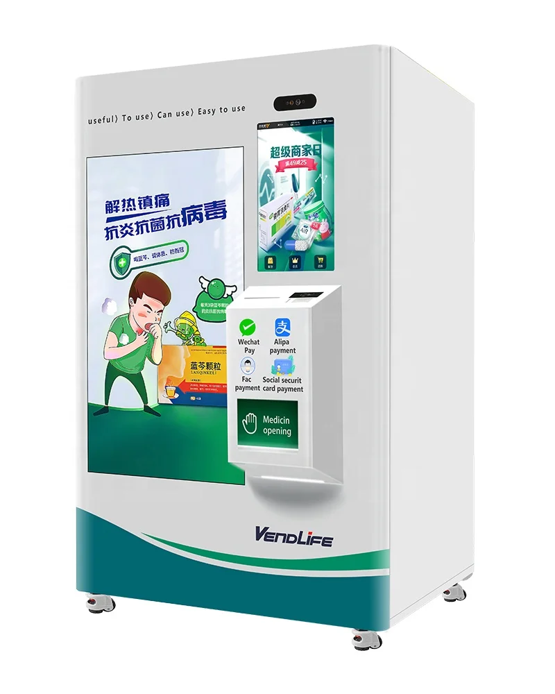 OTC Big Capacity Medicine Pharmacy Vendlife Vending Machines for Sale Suitable for All Medicine Boxes